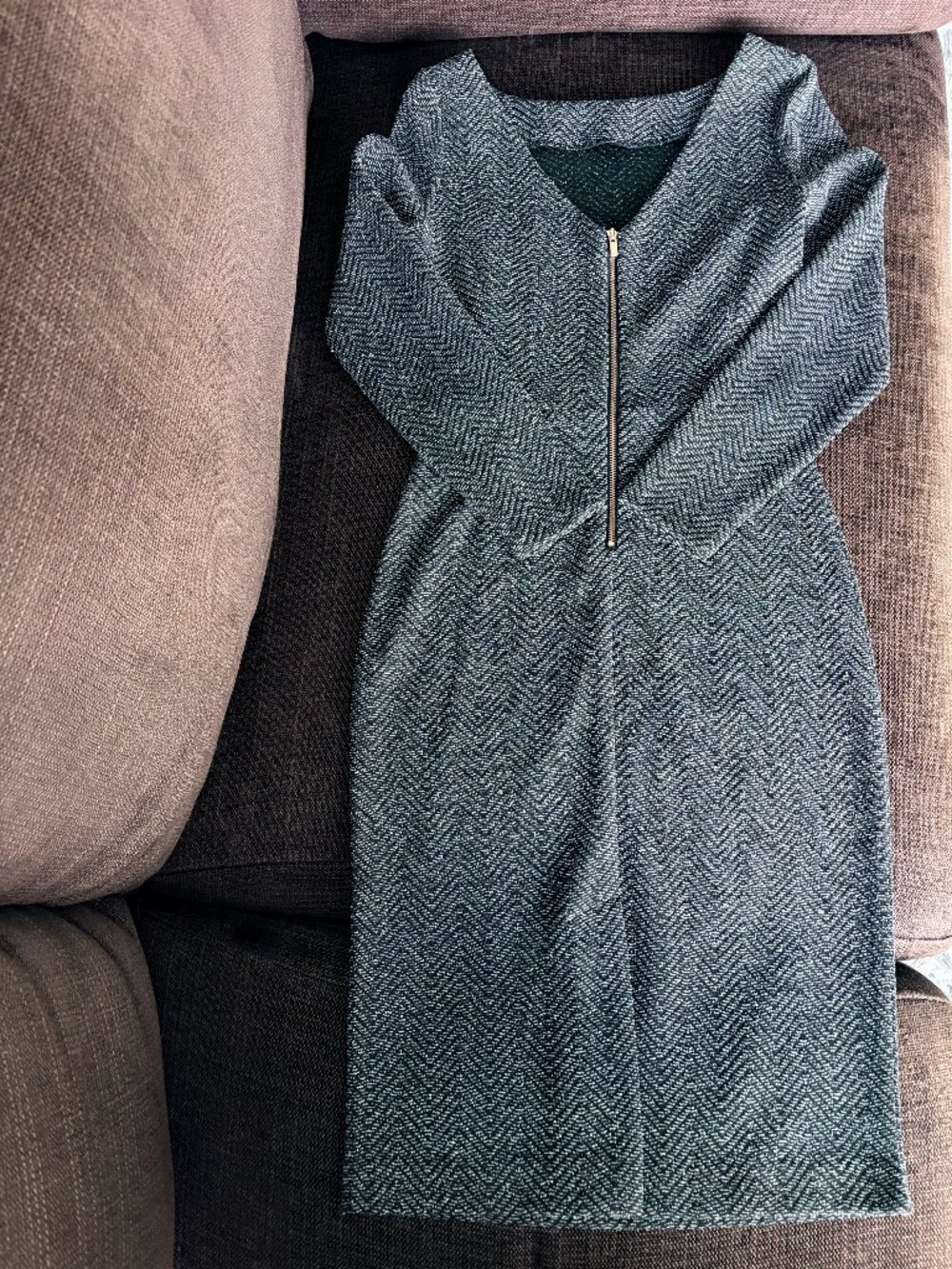 NWOT Chevron Pattern Sheath Dress - Picture 2 of 7